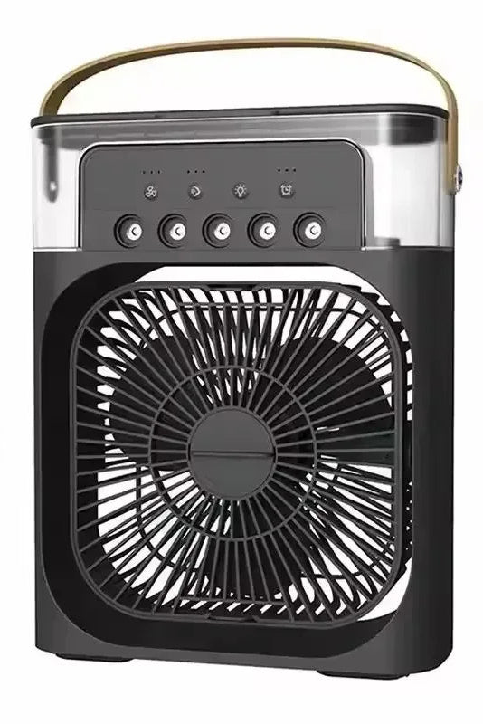 Fan Portable Air Cooler Conditioner Humidifier with 500Ml Water Tank Quite Mist Water Spray Fan for Home Room Camping Car Office